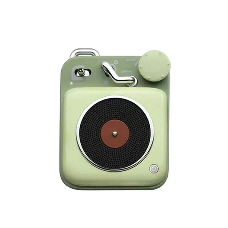 ValueABAI Bluetooth Wireless Speaker Atomic Retro Phonograph Colorful Portable Mini Music Player For Home And Outdoor Use C