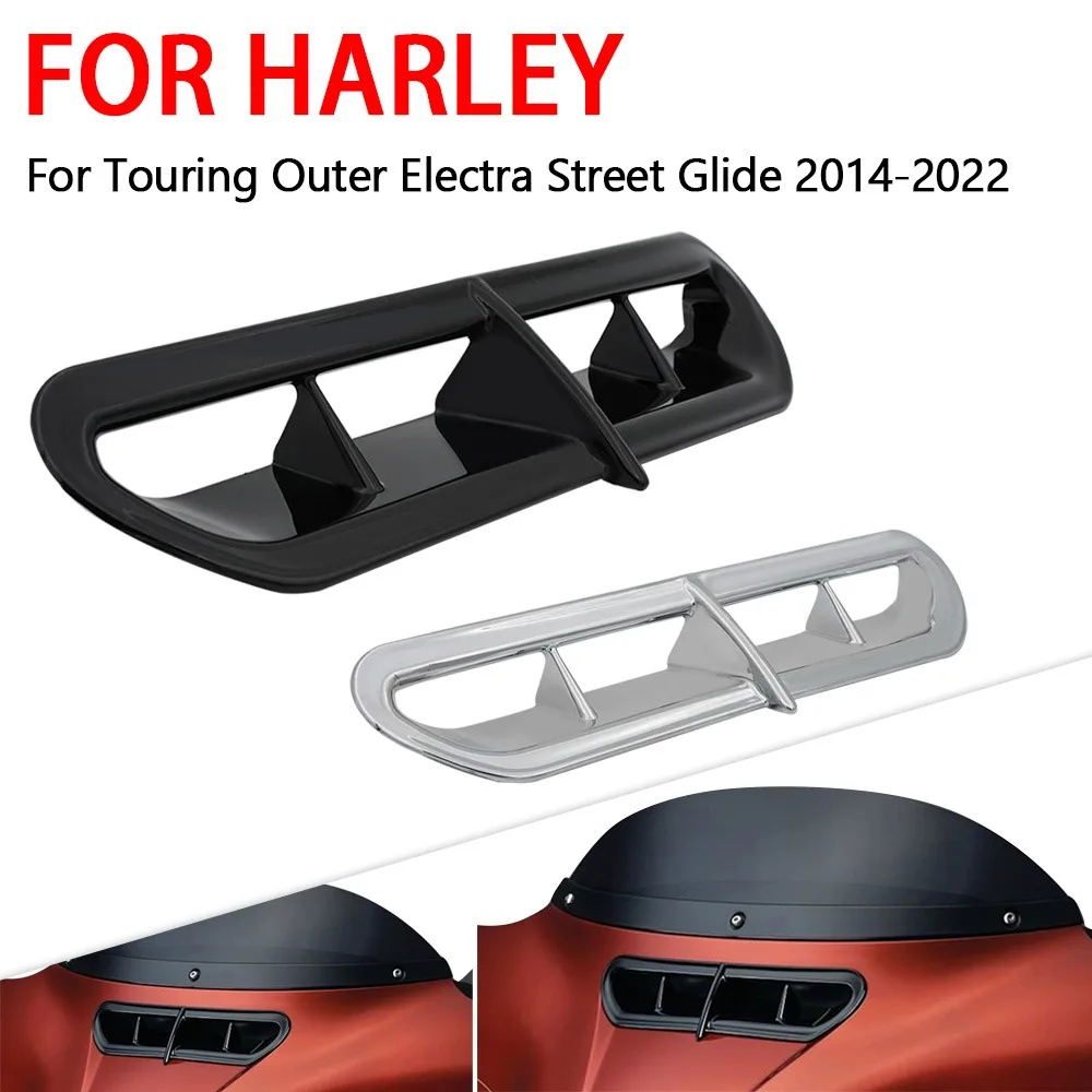 

Motorcycle Front Plastic Fairing Vent Accent Cover For Harley Touring Street Glide Street Glide Trike Glide Ultra 2014 - 2022