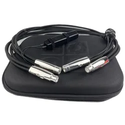 Hi-End Dragon XLR Balanced Cable PSS Pure Silver HiFi Audio Interconnect Line with Noise-Dissipation System no bag