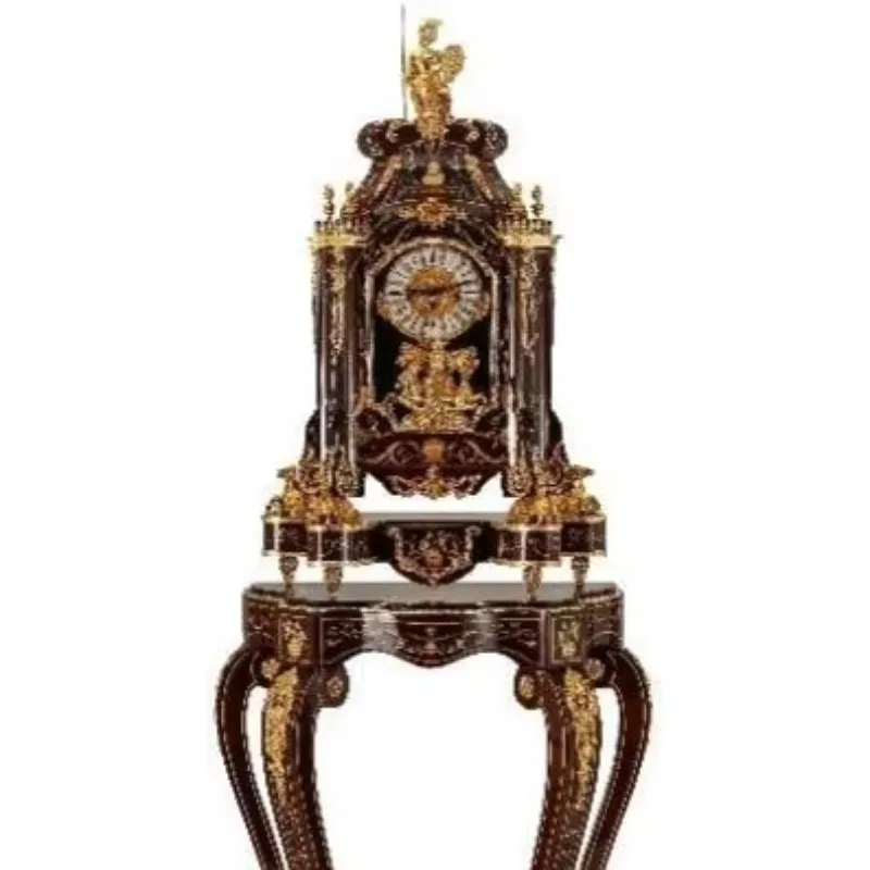 Three-spring box chronograph movement, energy storage for half an hour a week, pure copper floor clock