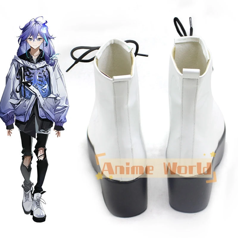 Chaussures de Cosplay virtuelles YouTuber Minase Rio, chaussures en cuir PU, bottes de carnaval d'halloween sur mesure