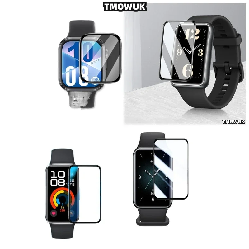 For Huawei Band 6 7 8 9 10 B6 B7 Watch D2 Fit 3 4 Pro Special Edition - Smudge - Resistant Anti - Fingerprint Soft Flexible Scre