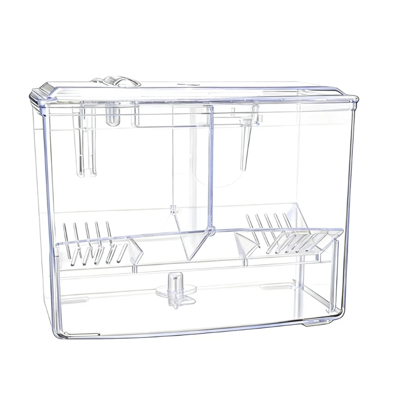  External Baby Fish Breeding Box Clear Isolation Box Aquarium Hatchery Incubator