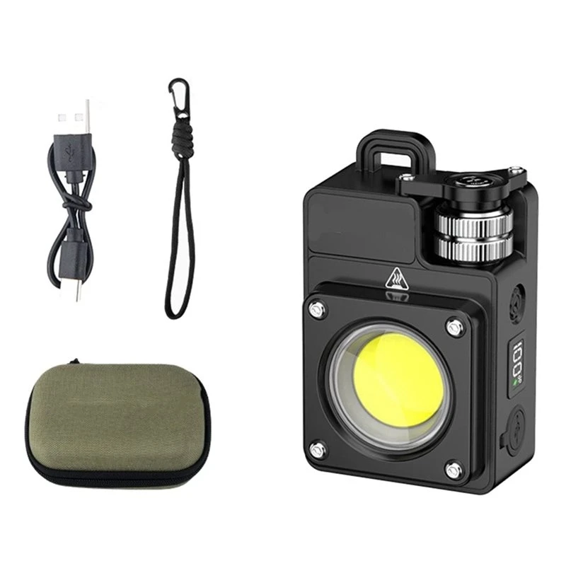 TFORU-Portable Camping Light Adjustable LED Lantern Multifunctional For Outdoor Work Lighting Power Outage Emergency