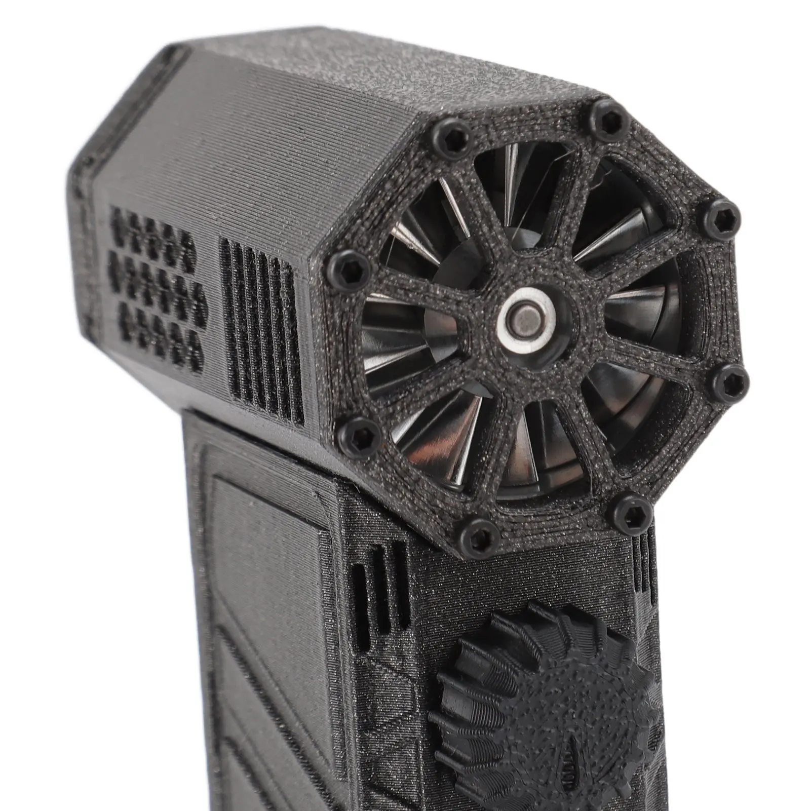 Electric Air Duster, Jet Dry Blower 300000RPM Electric Air Duster Jet Fan Stepless Speed Adjustment Type C QC15W Fast Charging