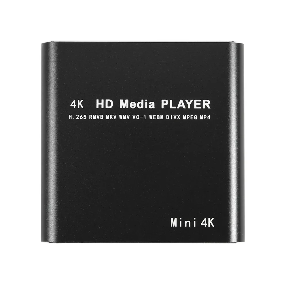 New Mini 4K HD Media Player Support SD Card USB Disk HDD 1080P MultiMedia Autoplay Advertise AD Video MP3 MP4 Players