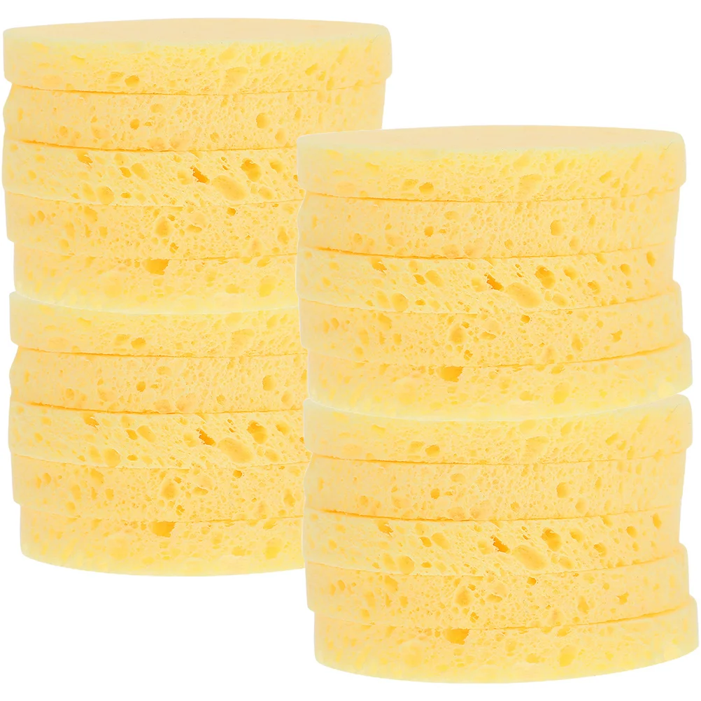 

50Pcs Professional Hermit Crab Humidity Keeping Sponges Natural Absorbent Water Dish Sponge for Crab Habitat Tank Moisture