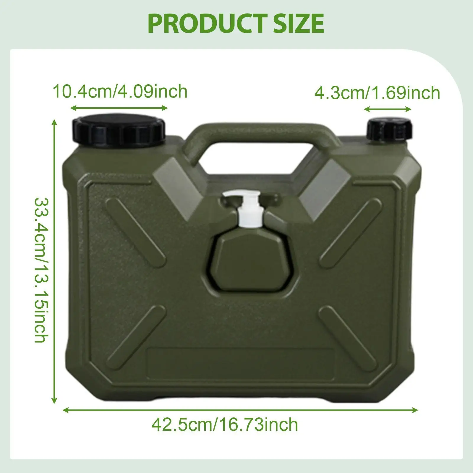 حاوية مياه مع دلو حنفية خزان مياه لصيد الأسماك وحقيبة الظهر والنزهات