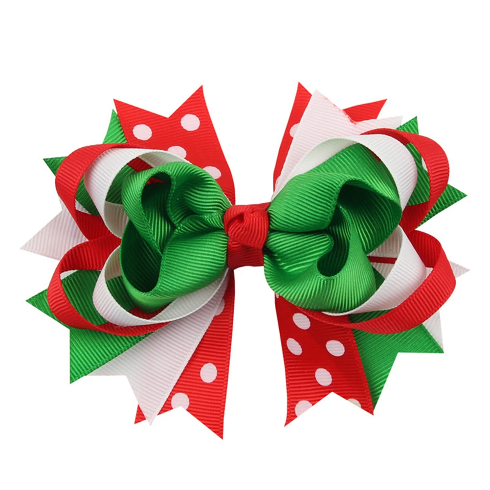 

6Pcs Butterfly Knot Hair Clips for Cute Bowknot Design Christmas Hair Accessories Party Wear Hairclip