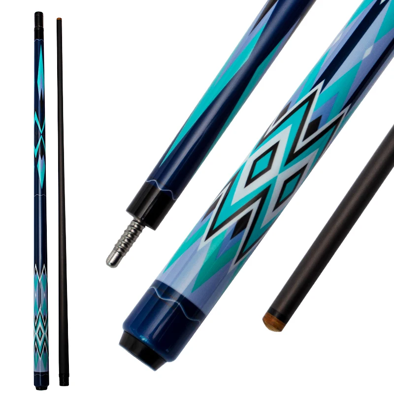 Carbon Fiber Cue For Billiards Snooker Customizable Direct Sales Manufacturer Pool Cues