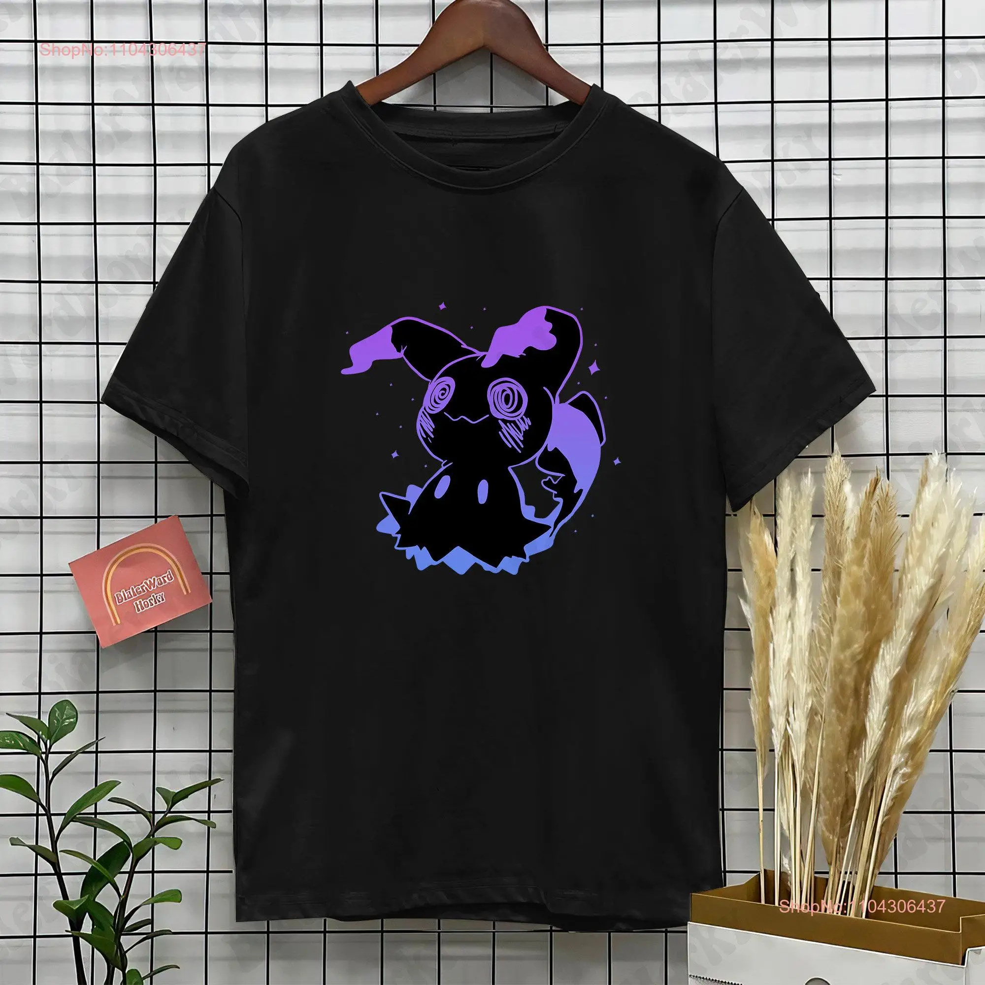 Mimikyu Dark Ghost T Shirt Funny Kawaii Japanese Anime  long or short sleeves