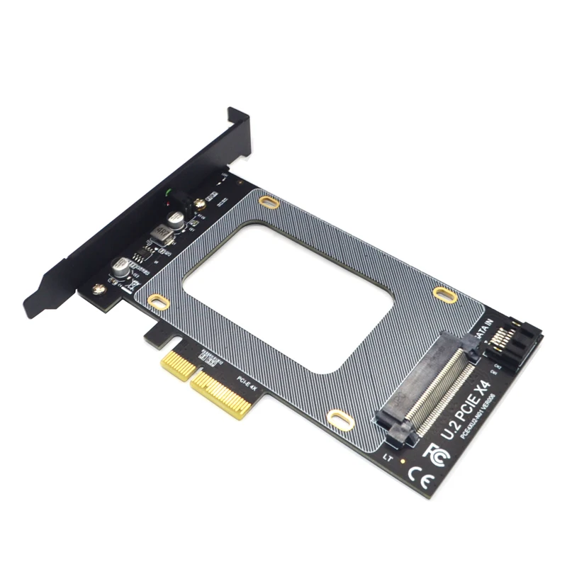 

Адаптер PCIE Riser PCI Express 4. 0 X4 на U.2, адаптер PCIe U2 SSD на PCI-E, карта расширения PCI Express x4 на 3,0 дюйма SATA