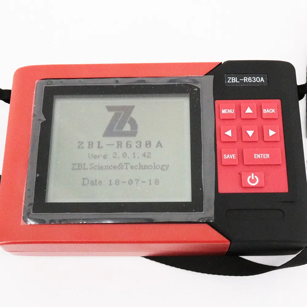 ZBL-R630A Rebar Locator Finder Detector ZBLR630A Concrete Reinforcement Tester Rebar Locator Range 6mm~50mm