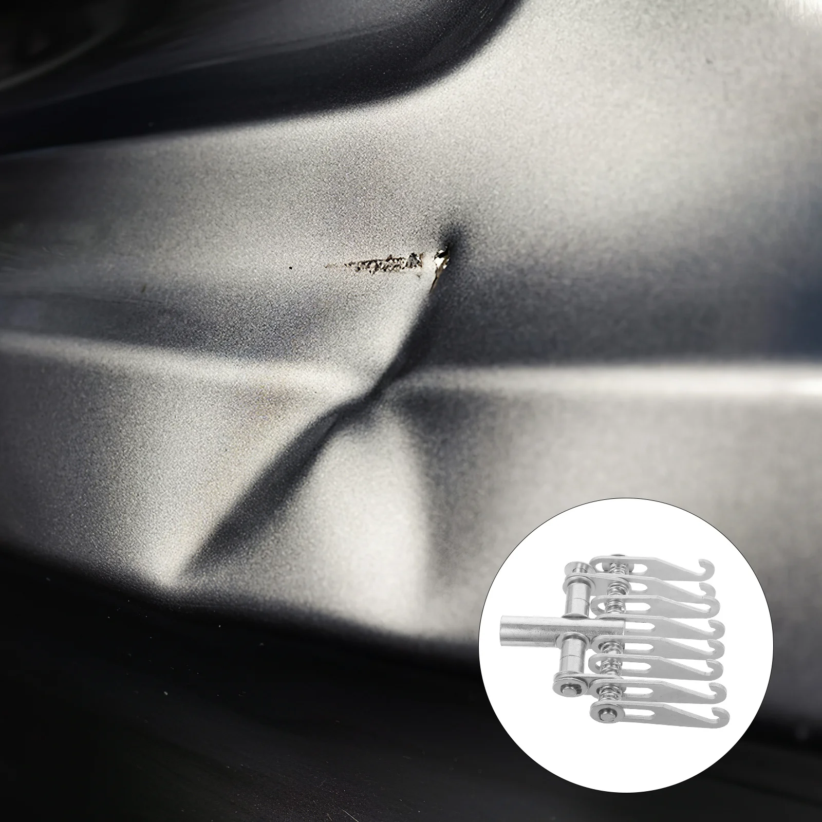 

Multi-Claw Dent Puller Heavy Duty Iron Auto Body Repair Tool for Sheet Grip and Easy Attachment Dent