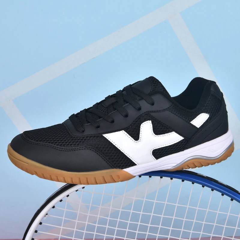 

Professional Table Tennis Shoes Men Women Luxury Brand Badminton Shoes Couples Anti-Slippery Court Shoe Unisex Size 36-46