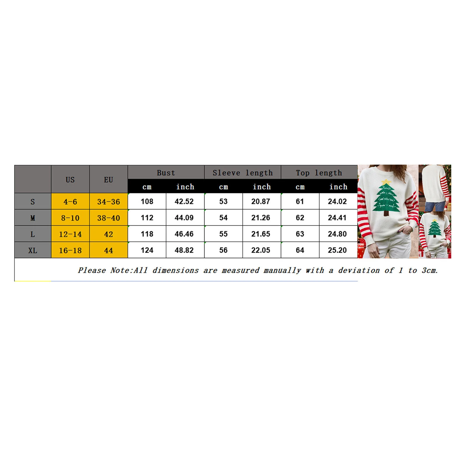 Damski świąteczny sweter dzianinowy z długim rękawem, okrągły dekolt, nadruk choinki, odzież dzianinowa, jesienno-zimowy sweter wkładany przez głowę.