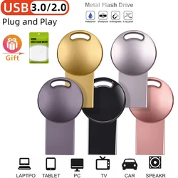 Z-suit New USB Flash Drives 32GB 128GB Pen Drive USB 3.0 High Speed PenDrives Metal Gift For PC/Car/TV USB Memory 64GB Usb drive