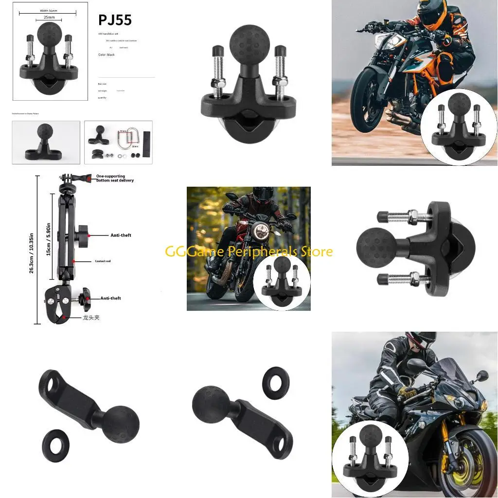 

U55B Universal 25mm Quick Install Phone Bracket for Motorcycle Bicycles Scooter Handlebar