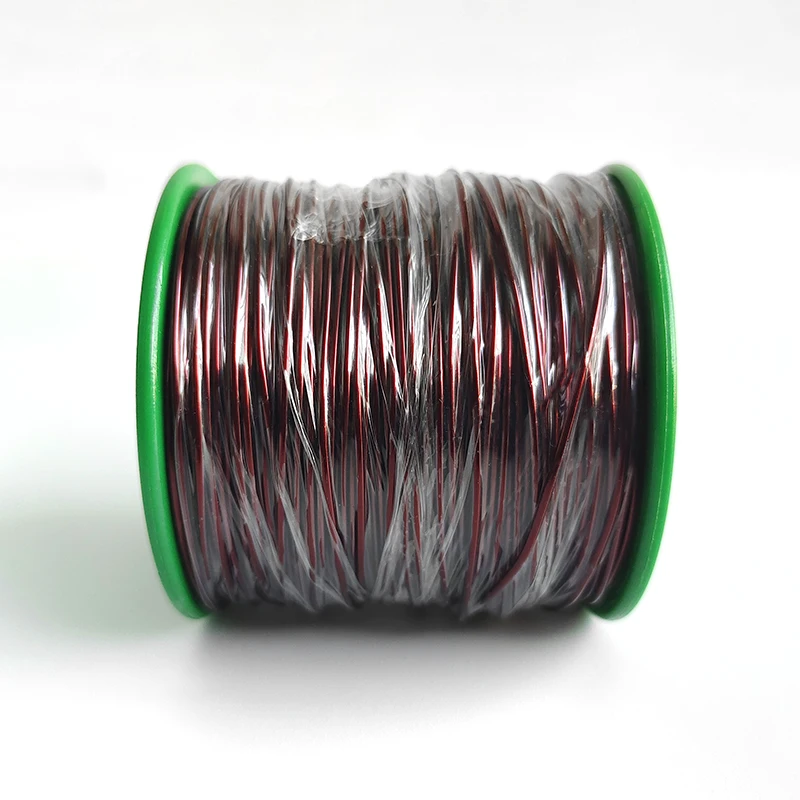 1kg/roll QZY-2/180 degree H-grade high-temperature resistant EIW electromagnetic motor transformer pure copper enameled wire