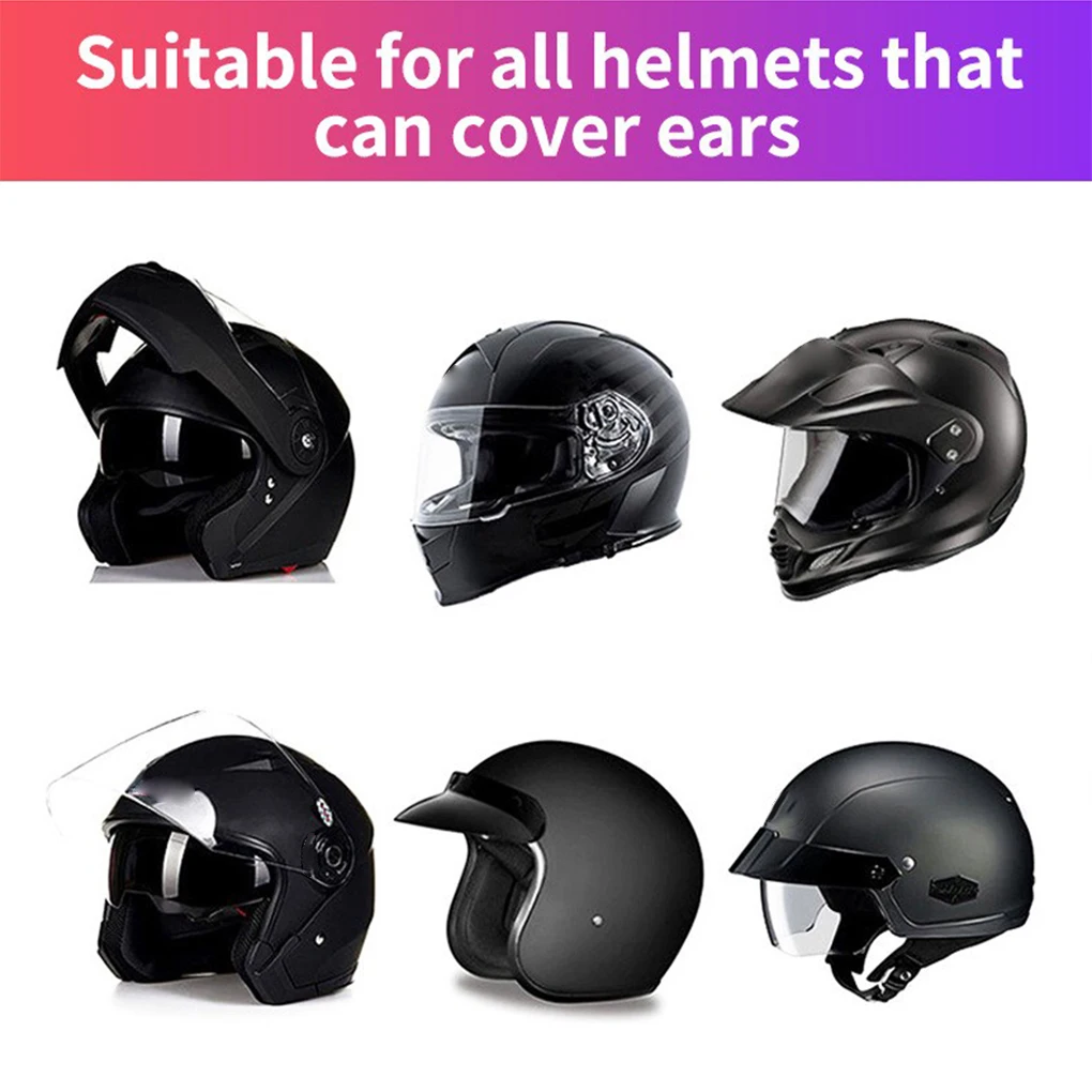 Black Wireless Motorcycle Sports Headphone With Auto Answering Technology Helmet Bluetooth Headset