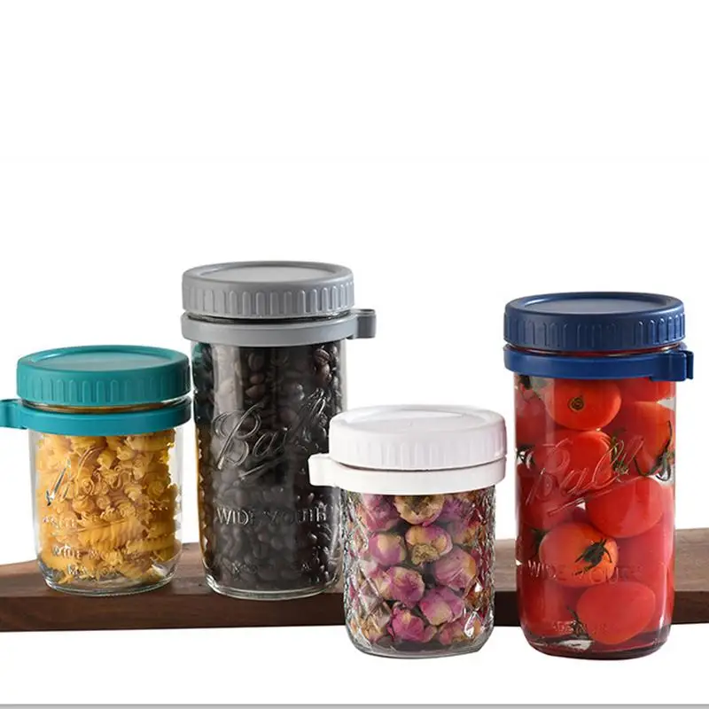 Mason Jar Covers Multipurpose Reusable Mason Jar Lids Wide Mouth Jar Lid Portable Mason Jars Lids Mason Jar Accessories For Jars