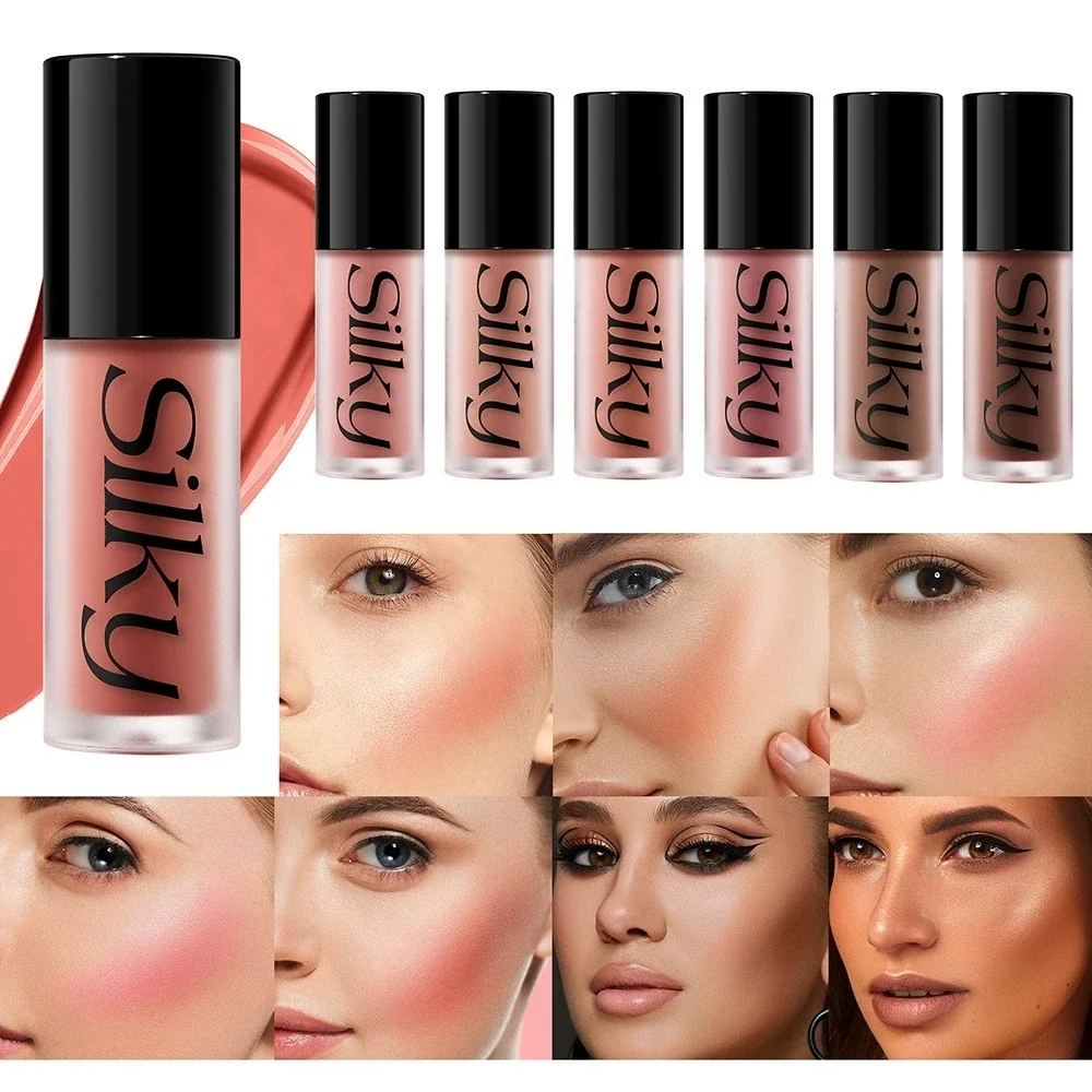 5ml Liquid Blush Lips Contouring Highlighter  Glowy Super Gel Charming Face Shadow Highlighting Liquid Natural Makeup