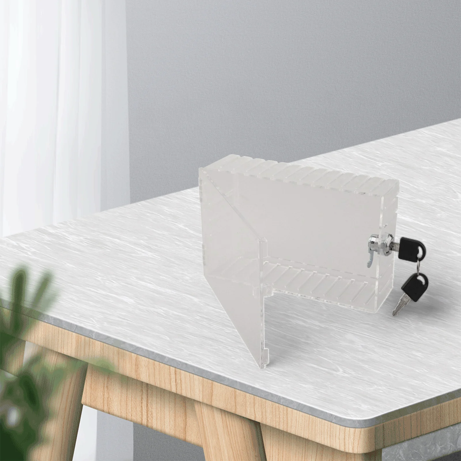 

Защитный замок, ящик для термостата, простая установка, в комплект входит 2 ключа, акриловый термостат, защитный дверной замок