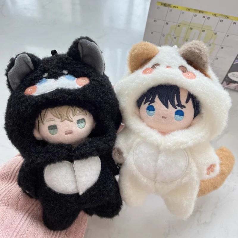 

New In Stock Adorable 10cm Plush Cotton Doll Clothes Outfit One-Piece Suit Cute Small Animal Costume Toy For Collectors And Kids