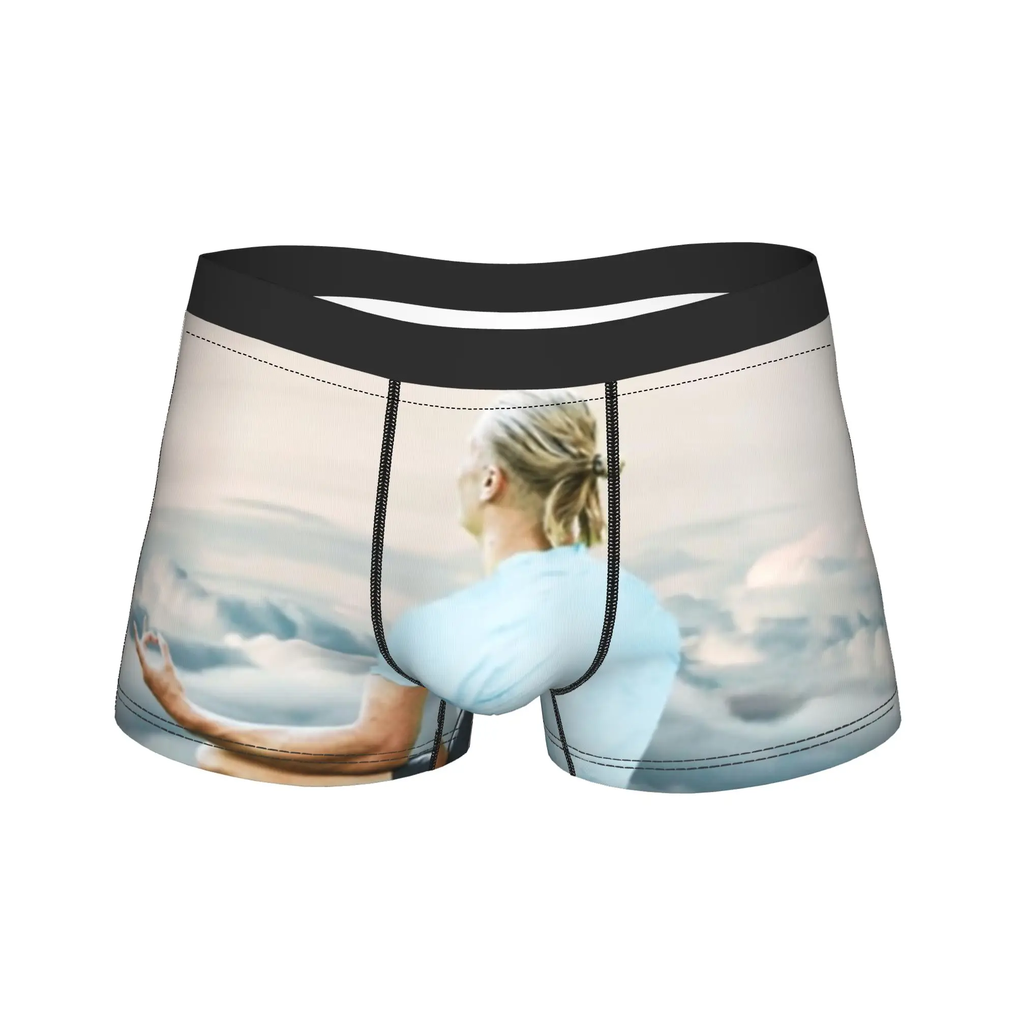 Man Haalands Meme Long Underwear Football Star Sexy Boxer Briefs Shorts Panties Male Soft Underpants M-XXL