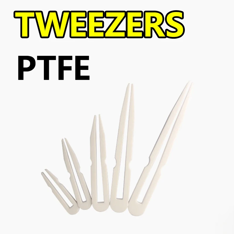 

PTFE tweezers High temperature acid and alkali resistance 100mm150mm200mm250mm300mm Laboratory consumables