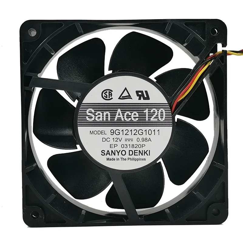 

+New 12cm For 9G1212G1011 DC12V 0.98a 12038 120*120*38MM inverter cooling fan