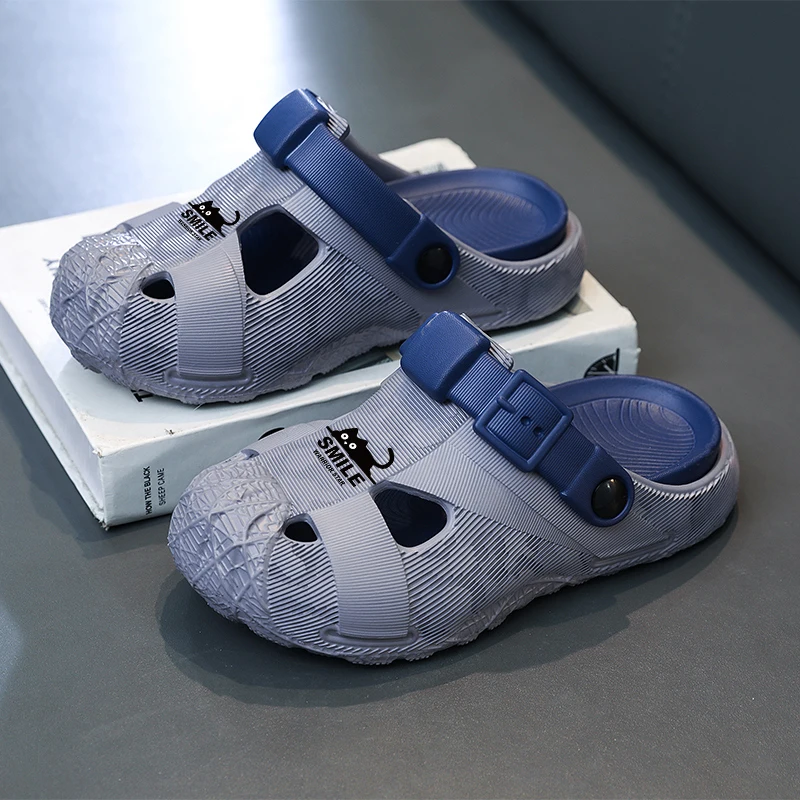 

Origin Children Slippers Boys Clogs Size 30-37 Fashion Summer Beach Water Shoes Kids Sandals Boys Slippers