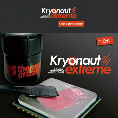 Pasta termica termica per Computer Grizzly KE 14.2W/MK conducibilità in pasta termica di grande capacità per Notebook con scheda grafica GPU CPU