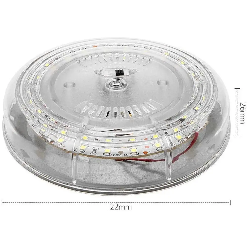 Universal 12v 18led luzes de teto do carro interior campista leitura luzes do telhado motorhome rv lâmpada do teto caravana barco downlights