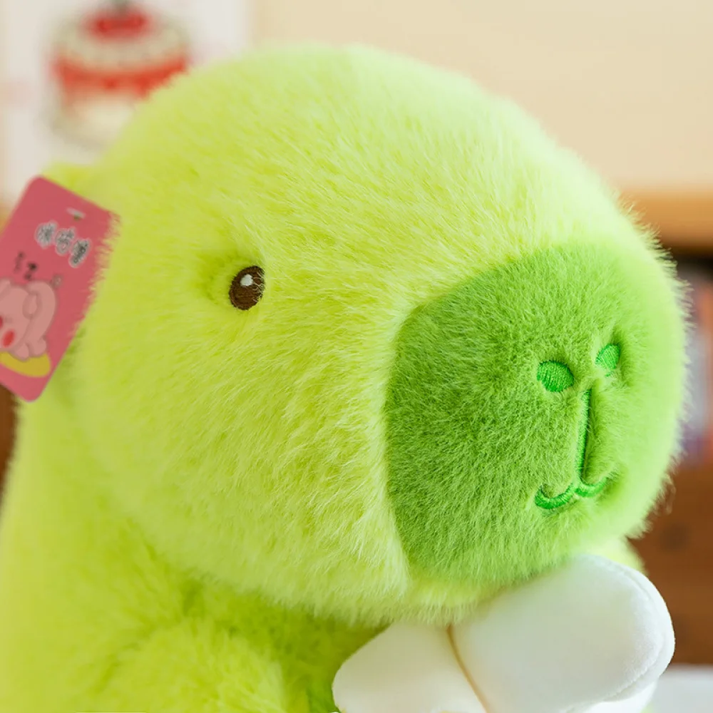 Plush Toy Green Banana Capybara Not Anxious Kapibala Doll Transformed into Doll Children's Gift