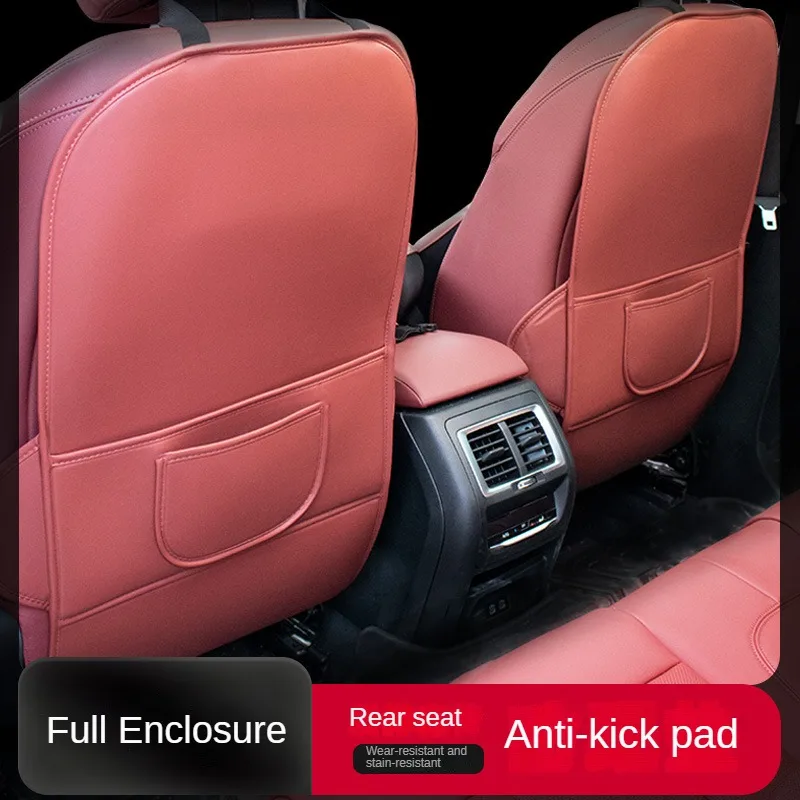 Car Seat Back Protector Cover For Children Universal Auto Backseat Anti Kick Pad Waterproof Kick Mat Backrest Protective Pad