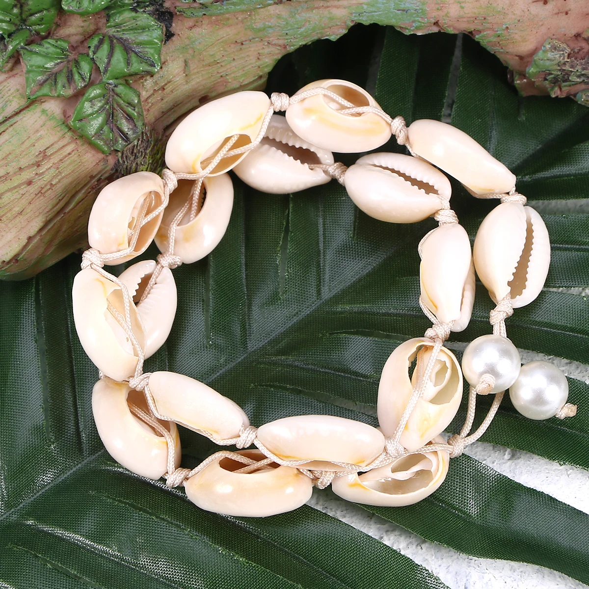

Shell Necklace for Women H made Alloy Delicate Workmanship Natural White Thread Gift for Anniversary Christmas
