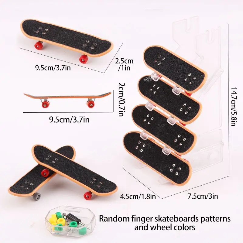 Finger Skateboard Big Scene Park with Pants Professional Finger Skatepark Ramp Track Stairs Venue Combination Indoor Home Toys