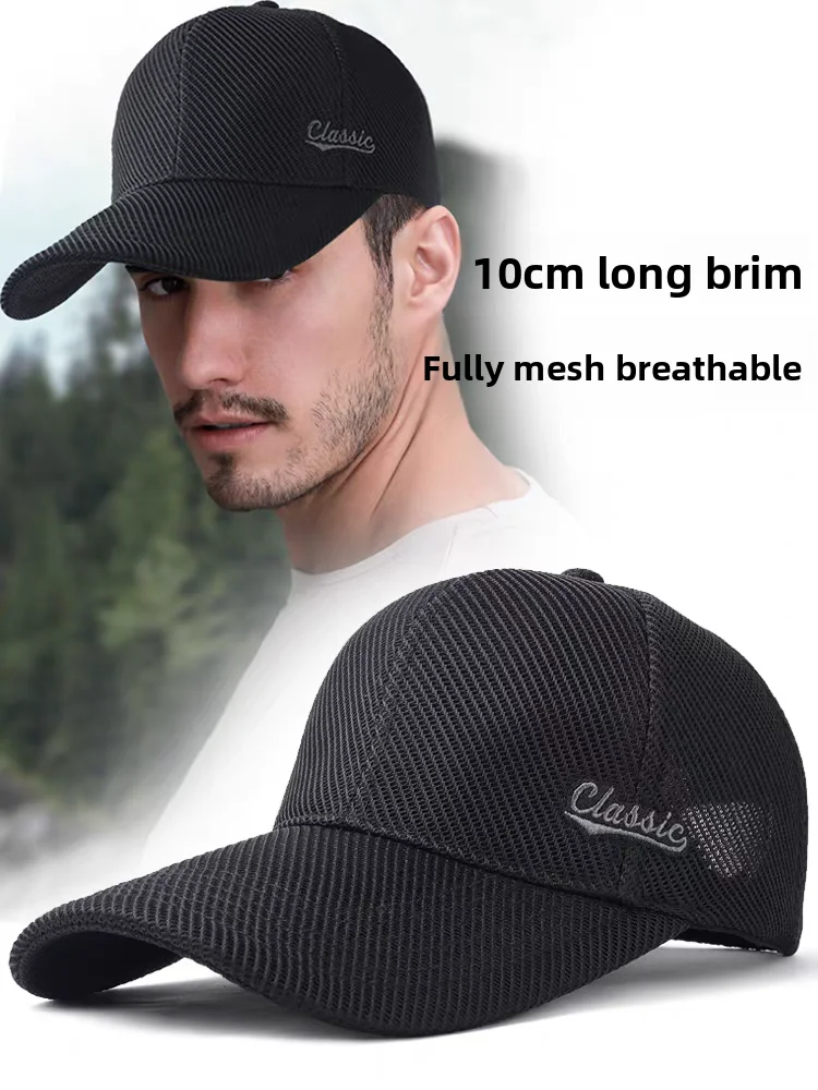 cappello-estivo-da-uomo-per-protezione-solare-traspirante-in-rete-berretto-da-baseball-a-tesa-lunga-ampia-circonferenza-per-esterni-casual-in-fibra-di-poliestere