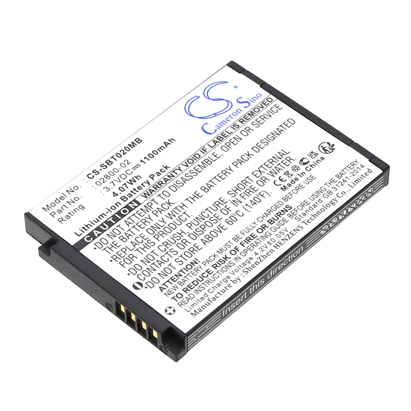 1100mAh Battery for Luvion 88 Essential, Essential, Easy Plus, Platinum 3, Supreme Connect, Prestige Touch 2