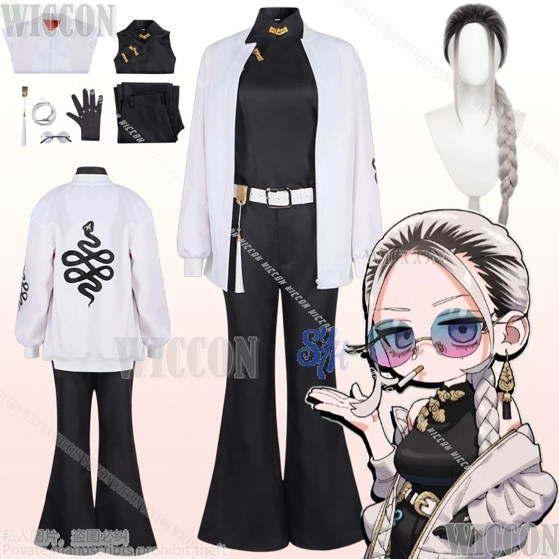 

Tao Saotome Cosplay Gokurakugaiii Anime Clothes Chinese Styles Qipao Jirai Kei Girls Punk Coat Halloween Christmas Carnival Cos