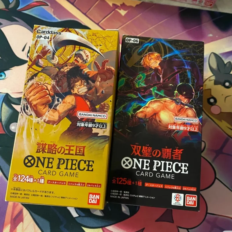 

In Stock Original Anime Booster Box One Piece Card Op04 Op05 Op06 Japanese Version Awakening Of The New Era Tcg Collection Card