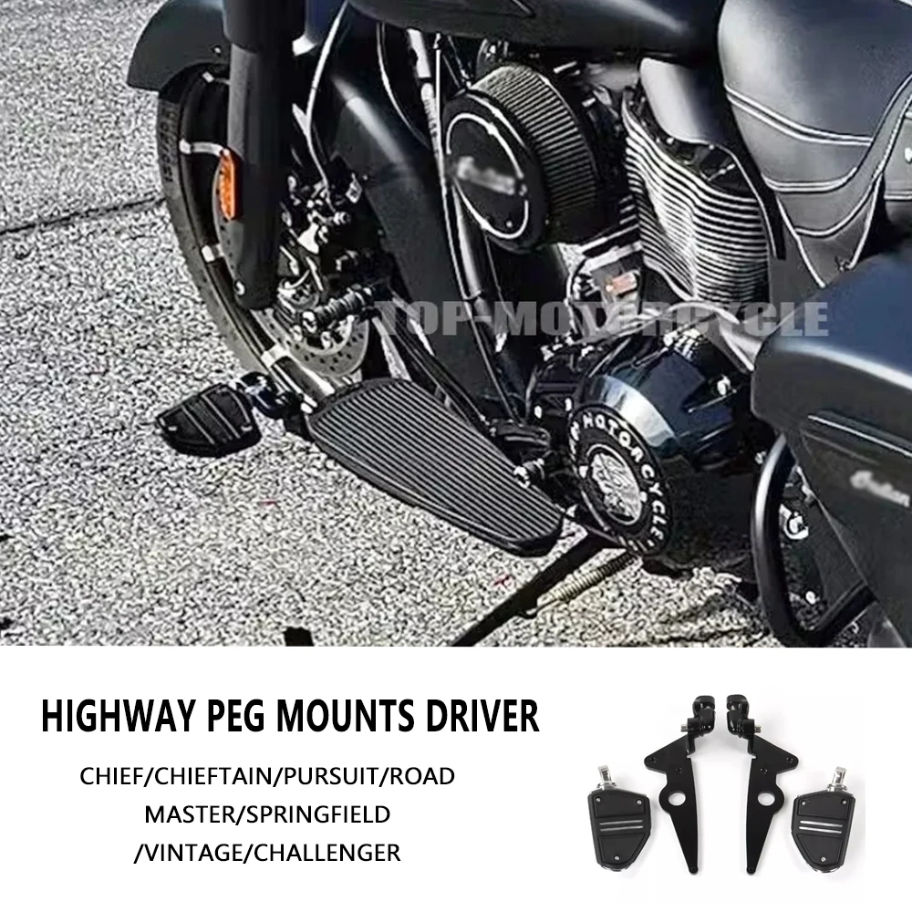 

FIT For Indian Challenger Limited/Challenger Dark Horse/Icon 2020-2025 NEW Motorcycle Driver Highway Peg Mounts Kit