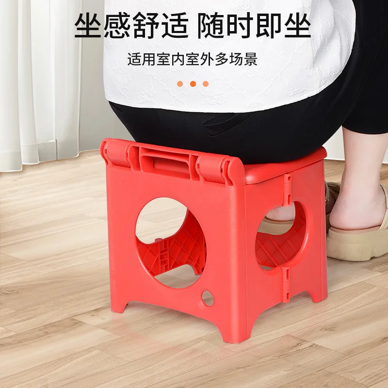 Outdoor Folding Chair Portable Plastic Folding Stool Fishing Stool Train Small Mazar Portable Ultra Light Small Bench Children