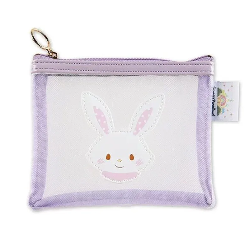 

Wish Me Mell Mesh Storage Bag Small Makeup Organizer Pouch Cute Cosmetic Bag Vanity Beauty Case