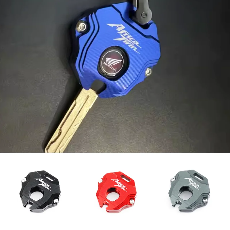 

For HONDA Africa Twin CRF1100L CRF1000L XRV750 XRV 750 CRF 1000 1100l 1000L1100L Motorcycle CNC Keyring Key Cap Cover Case Shell