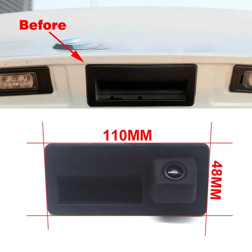 Dynamic Trajectory Tracks car Rear View Camera For Porsche Cayenne 92A 2011~2018 For SEAT Alhambra 2010~2014 Night Vision CCD HD