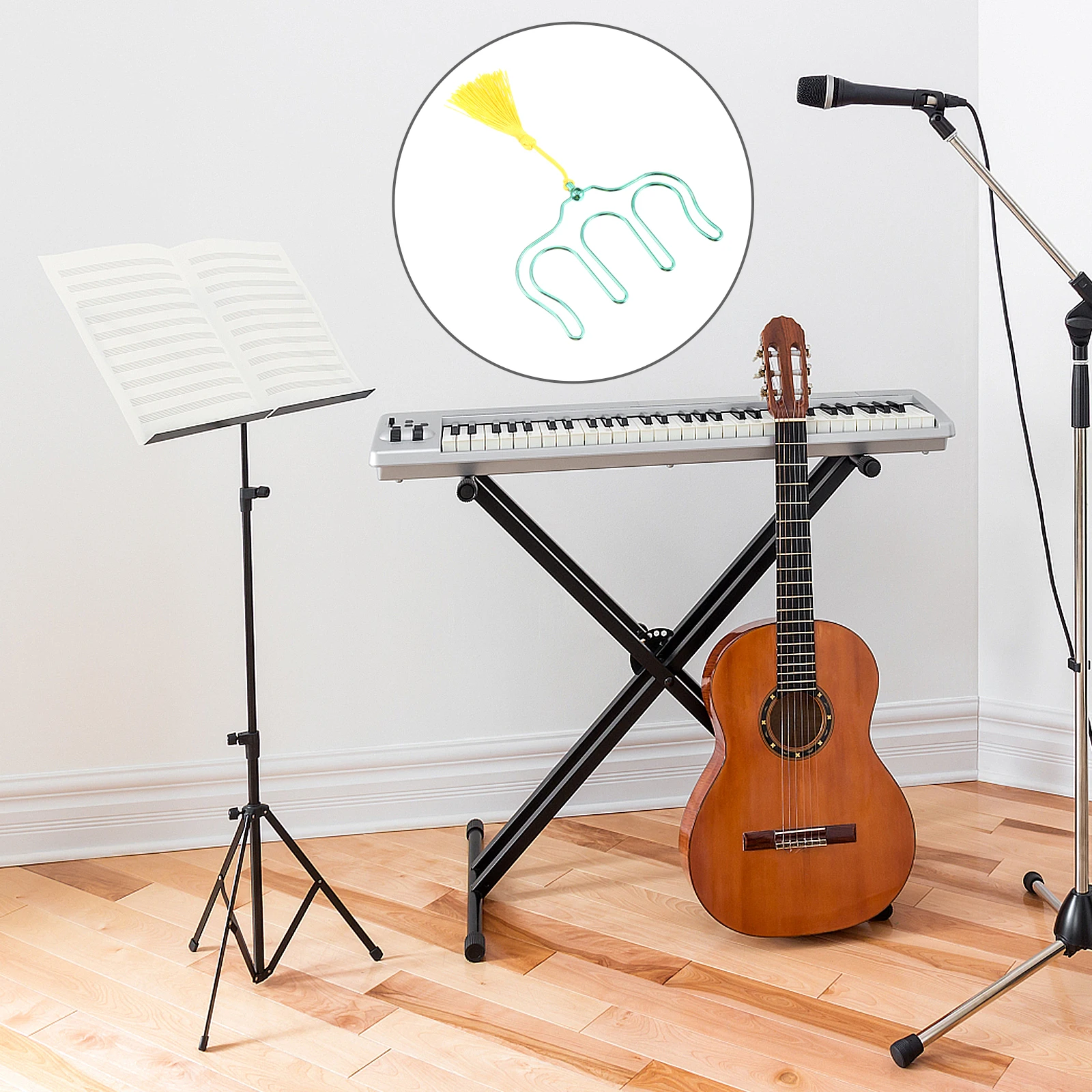 

Music Book Holder Clips for Reading Stationary Clamp Note Clamps Paper Metal Memo