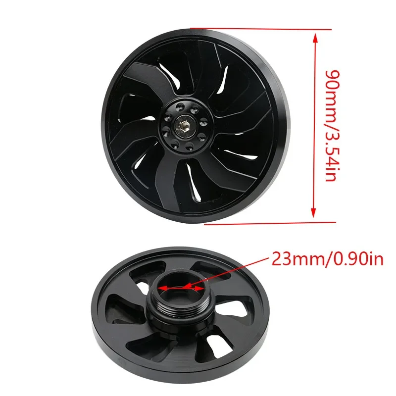 For Yamaha Motorcycle Parts Motorcycle Aluminum Engine Radiator Cover Rotating Cooling Fan Cover