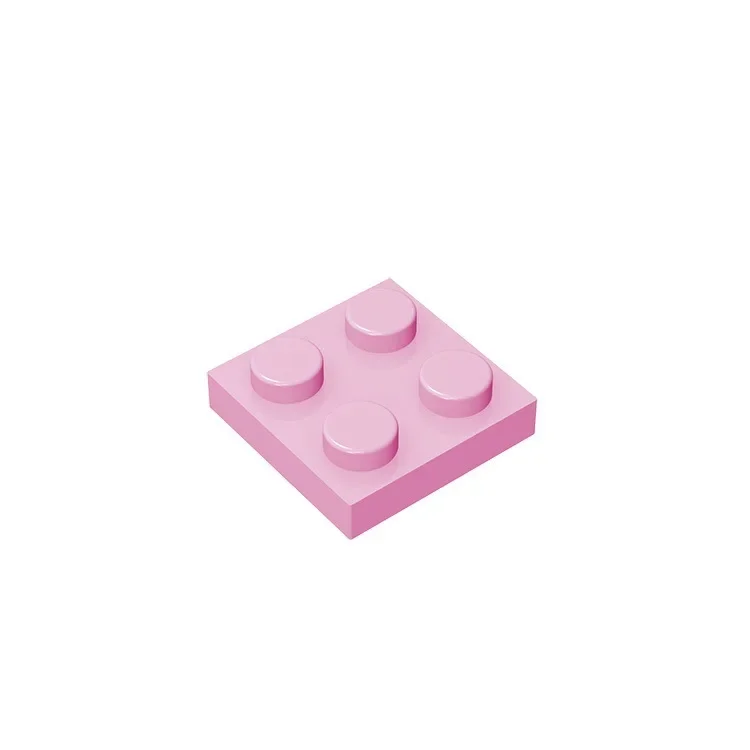 Gobricks GDS-509 Platte 2 x 2, kompatibel mit Lego 3022 Teilen für Kinder, DIY-Baustein, Partikelplatte zum Selbermachen